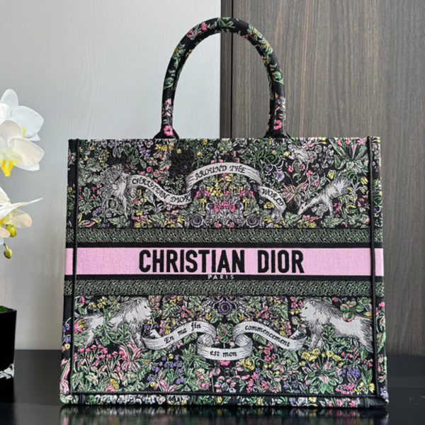 Large Dior Book Tote - Image 2