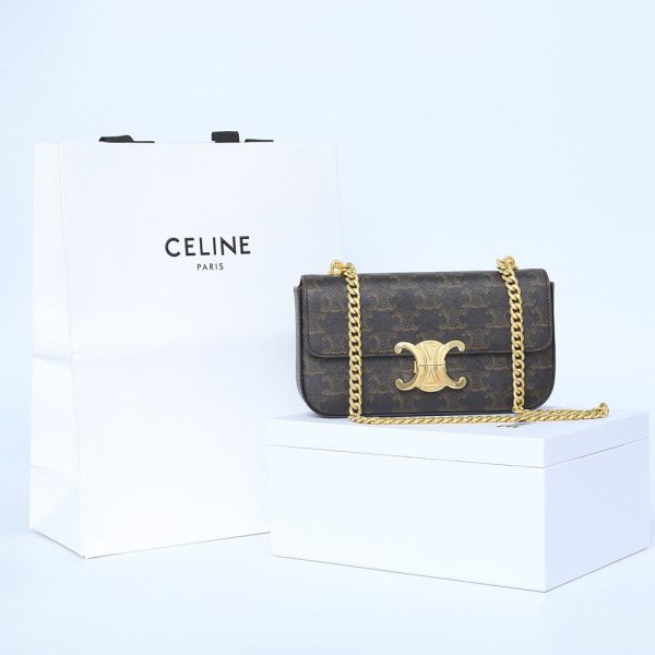 CELINE CHAIN SHOULDER BAG CLAUDE - Image 2
