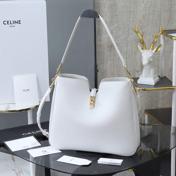 CELINE MEDIUM CAMILLE 16 SOFT BAG IN SMOOTH CALFSKIN(HIGH-END GRADE) - Image 2
