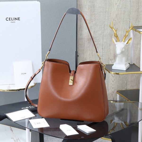 CELINE MEDIUM CAMILLE 16 SOFT BAG IN SMOOTH CALFSKIN(HIGH-END GRADE) - Image 2