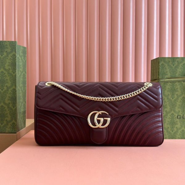 GG Marmont large shoulder bag(high-end grade) - Image 2