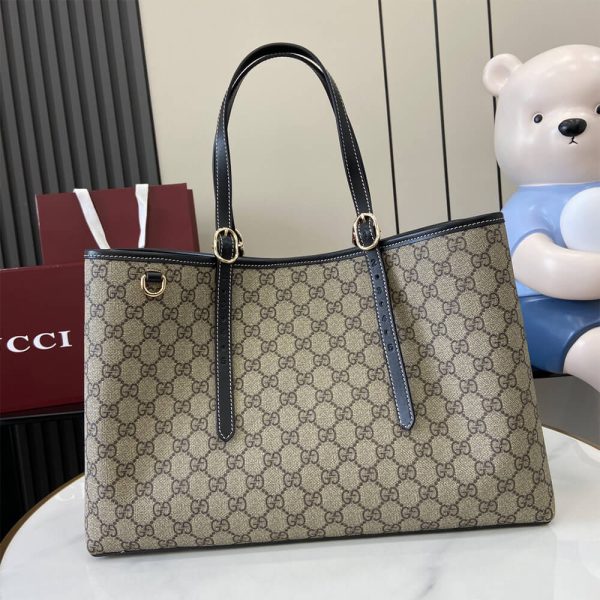 GG Emblem large tote bag - Image 2