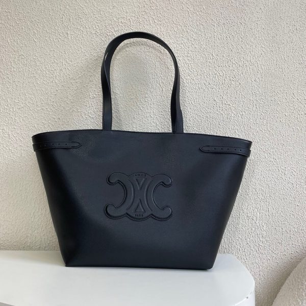 CELINE MEDIUM CABAS ANAIS CUIR TRIOMPHE IN GRAINED CALFSKIN - Image 2