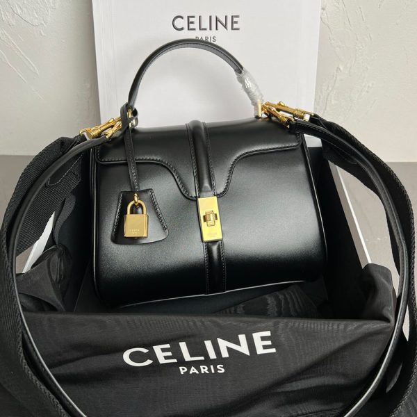 Celine SMALL 16 BAG IN SATINATED CALFSKIN(high-end grade) - Image 2
