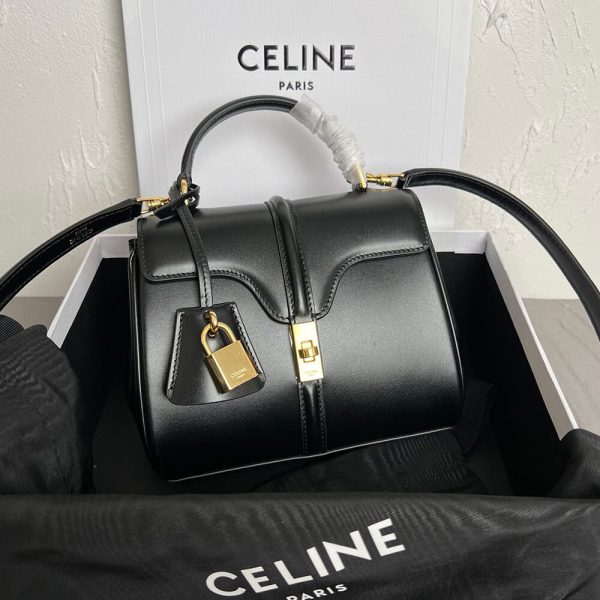 Celine MINI 16 IN SATINATED CALFSKIN(high-end grade) - Image 2