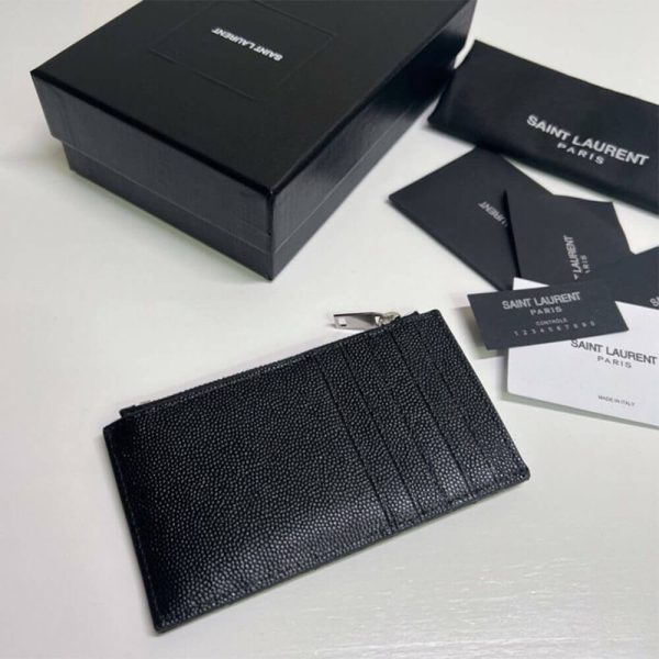YSL CASSANDRE MATELASSÉ FRAGMENTS ZIPPED CARD CASE(HIGH-END GRADE) - Image 20