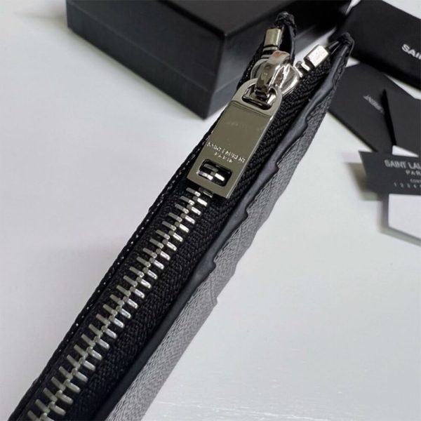YSL CASSANDRE MATELASSÉ FRAGMENTS ZIPPED CARD CASE(HIGH-END GRADE) - Image 21