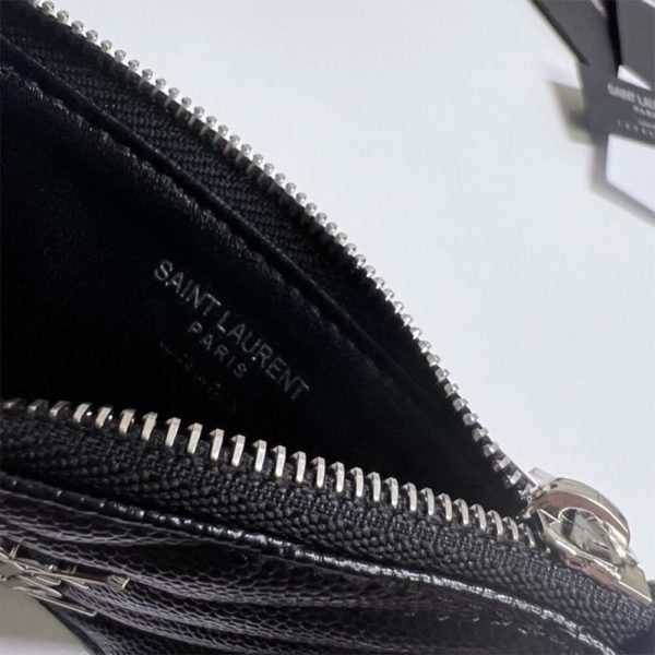 YSL CASSANDRE MATELASSÉ FRAGMENTS ZIPPED CARD CASE(HIGH-END GRADE) - Image 22