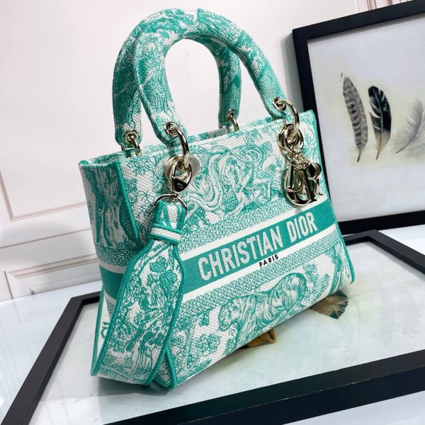 Medium Dioriviera Lady D-Lite Bag - Image 3