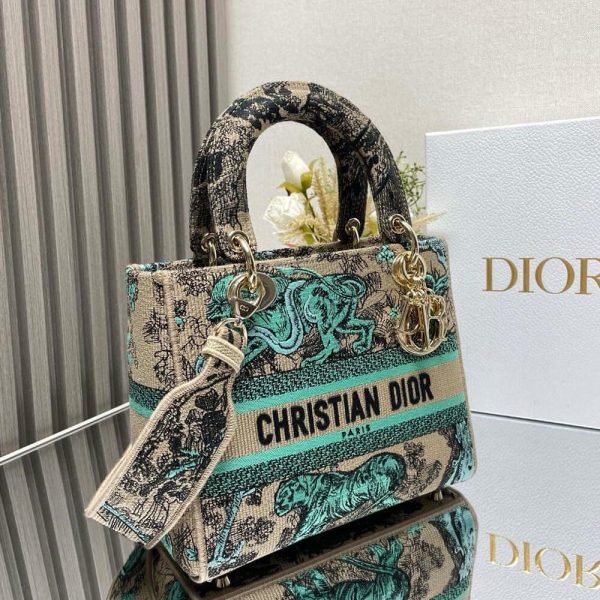 Medium Dioriviera Lady D-Lite Bag - Image 3