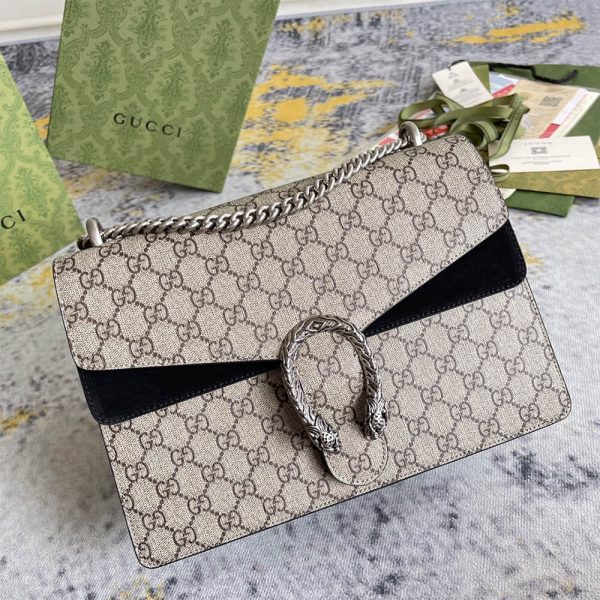 GG Supreme Medium Dionysus Shoulder Bag - Image 3
