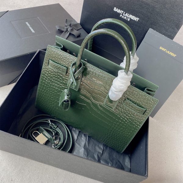 YSL SAC DE JOUR BABY IN CROCODILE-EMBOSSED - Image 3