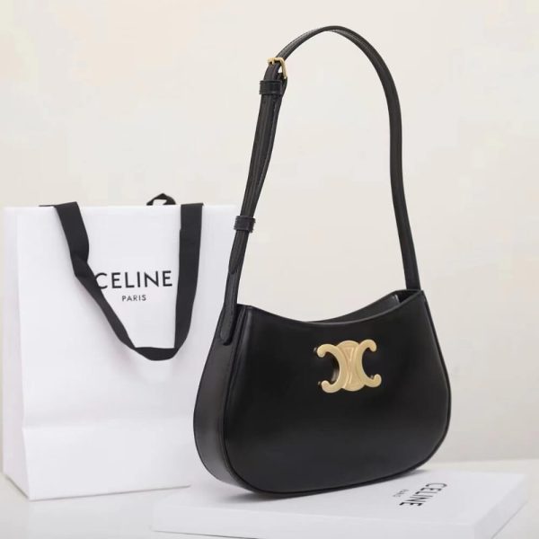 CELINE MEDIUM TILLY BAG in shiny calfskin - Image 3