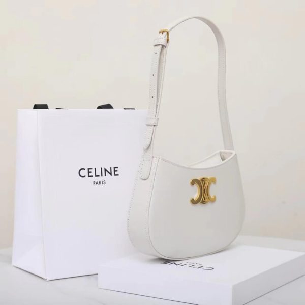 CELINE MEDIUM TILLY BAG in shiny calfskin - Image 3