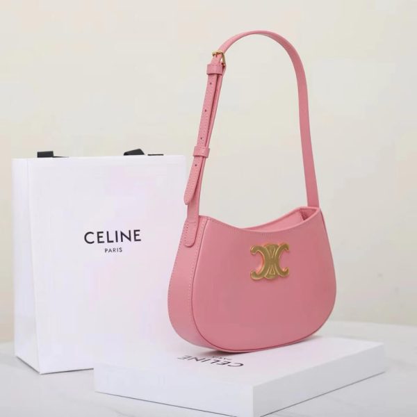 CELINE MEDIUM TILLY BAG in shiny calfskin - Image 3