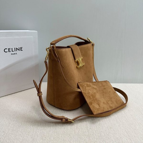 CELINE MEDIUM LOUISE BAG in SUEDE CALFSKIN - Image 3