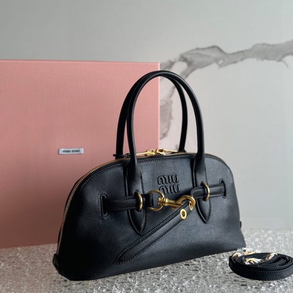 MIUMIU Aventure nappa leather top-handle bag(HIGH-END GRADE) - Image 3