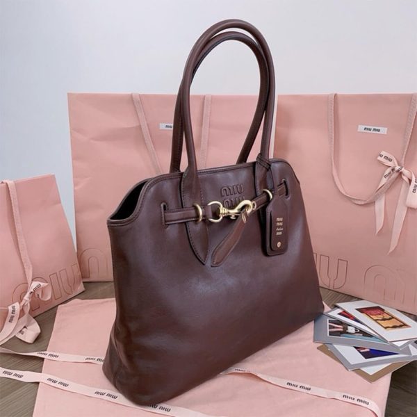 MIUMIU Medium Aventure nappa leather bag(HIGH-END Grade) - Image 3