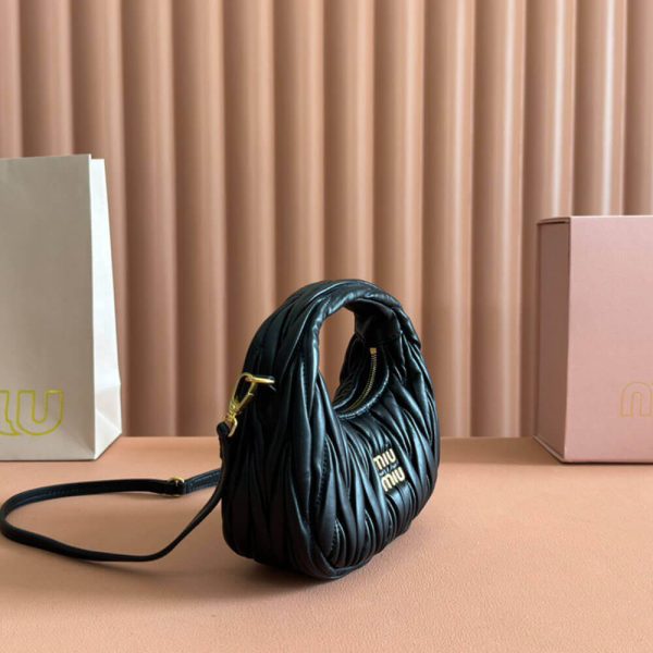 Mini Wander matelasse nappa leather hobo bag(high-end grade) - Image 3