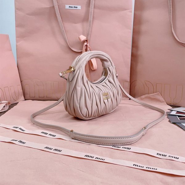 Mini Wander matelasse nappa leather hobo bag(high-end grade) - Image 3