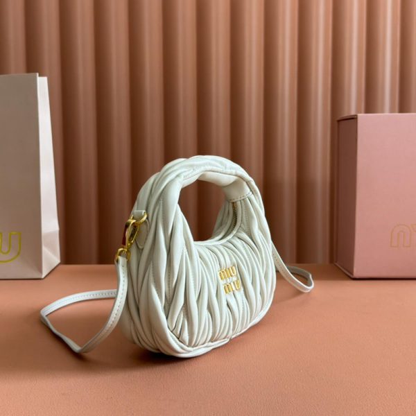 Mini Wander matelasse nappa leather hobo bag(high-end grade) - Image 3