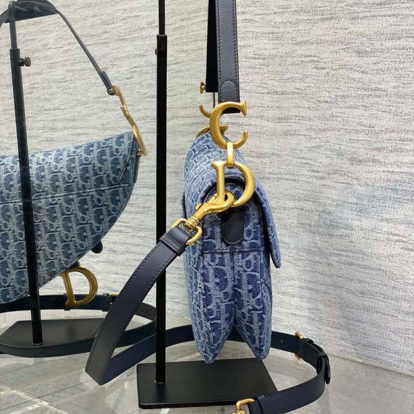 Dior Saddle Bag with Strap - Image 3