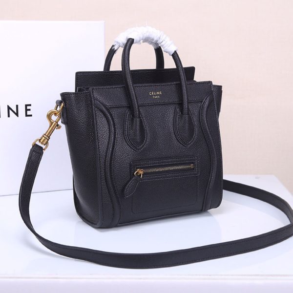 CELINE NANO LUGGAGE BAG IN CALFSKIN - Image 3