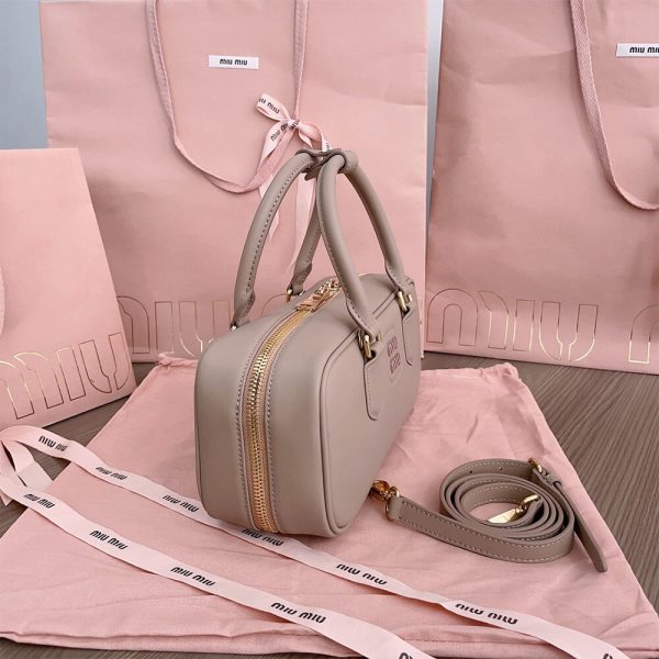 MIUMIU Large Arcadie Leather Bag(HIGH-END GRADE) - Image 3