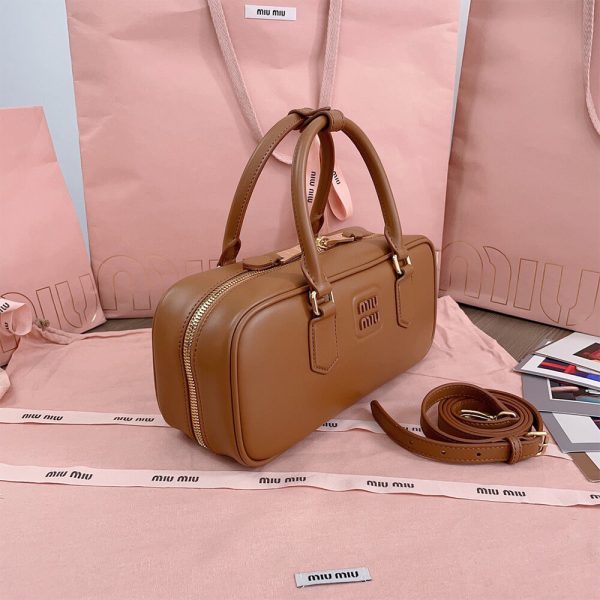 MIUMIU Large Arcadie Leather Bag(HIGH-END GRADE) - Image 3