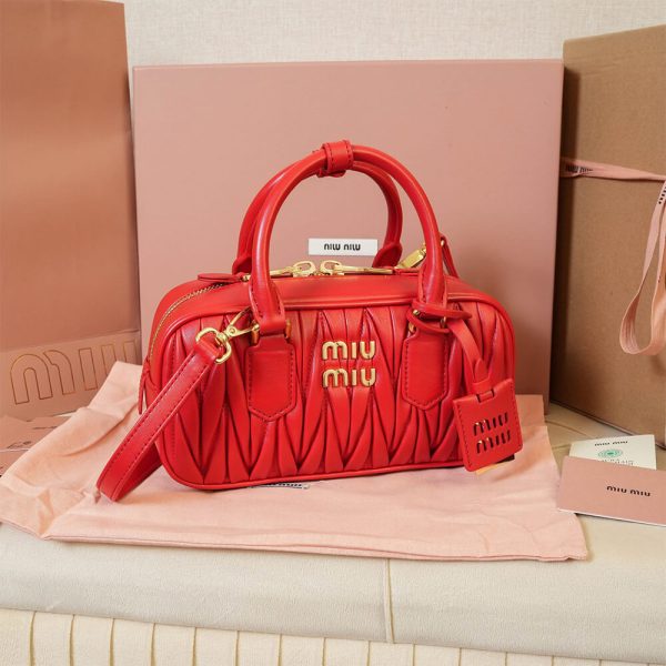 MIUMIU Medium Arcadie matelasse nappa Bag(HIGH-END GRADE) - Image 3