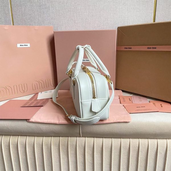 MIUMIU Medium Arcadie Leather Bag(HIGH-END GRADE) - Image 3