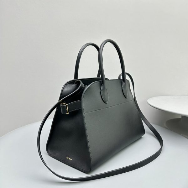 THE ROW Margaux 12 leather top-handle bag - Image 3