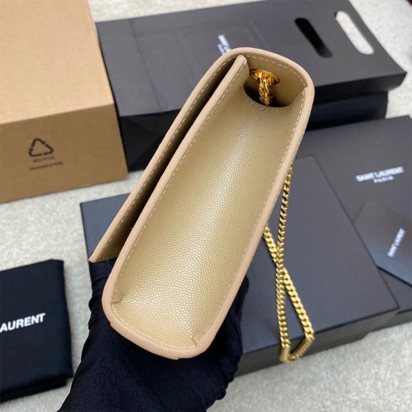 YSL kate medium in grain de poudre embossed leather - Image 3