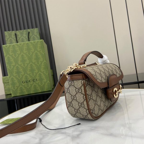 Gucci Horsebit 1955 Soft small top handle bag - Image 3