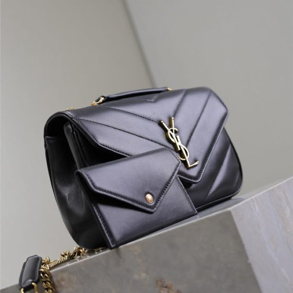 YSL LOULOU small in MATELASSE lambskin - Image 3