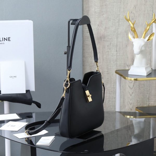 CELINE SMALL CAMILLE 16 SOFT BAG IN SMOOTH CALFSKIN(HIGH-END GRADE) - Image 3
