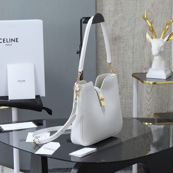 CELINE SMALL CAMILLE 16 SOFT BAG IN SMOOTH CALFSKIN(HIGH-END GRADE) - Image 3