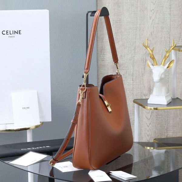 CELINE MEDIUM CAMILLE 16 SOFT BAG IN SMOOTH CALFSKIN(HIGH-END GRADE) - Image 3