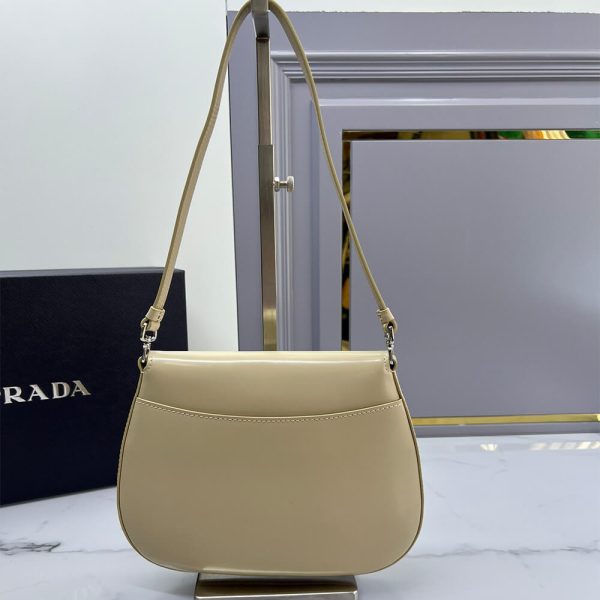 Small Prada Cleo brushed leather shoulder bag with flap - Image 3