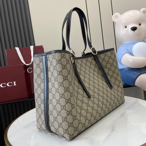 GG Emblem large tote bag - Image 3