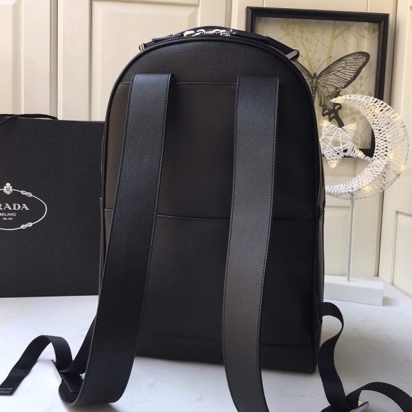 Prada Men Saffiano Leather Backpack - Image 4