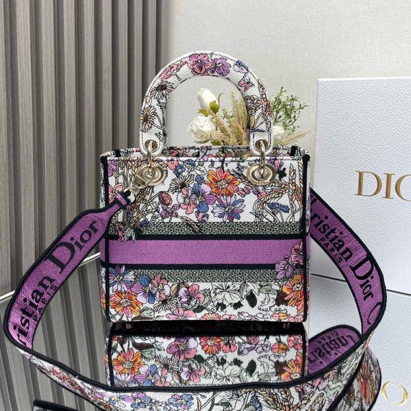Medium Dioriviera Lady D-Lite Bag - Image 4