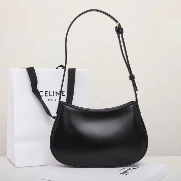 CELINE MEDIUM TILLY BAG in shiny calfskin - Image 4