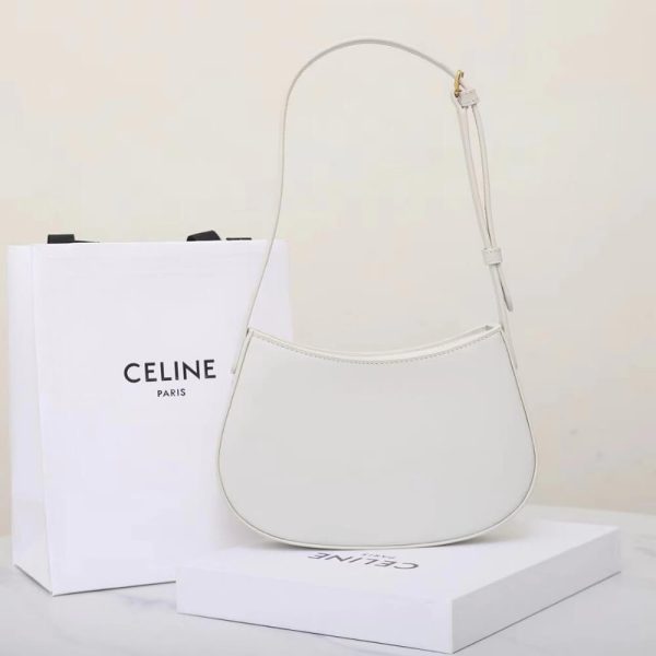 CELINE MEDIUM TILLY BAG in shiny calfskin - Image 4
