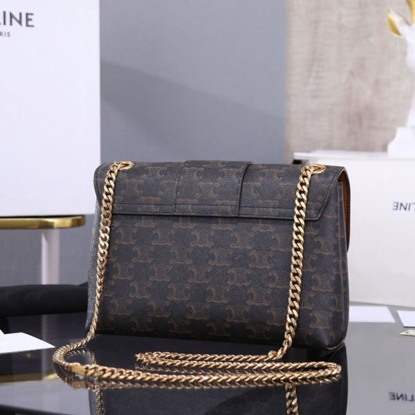 CELINE Medium Celine Victoire Bag in Triomphe Canvas - Image 4