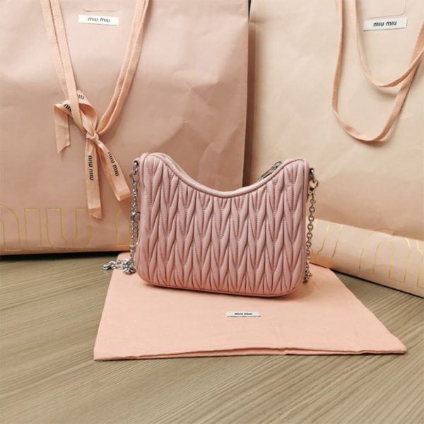 Matelasse nappa leather shoulder bag - Image 4