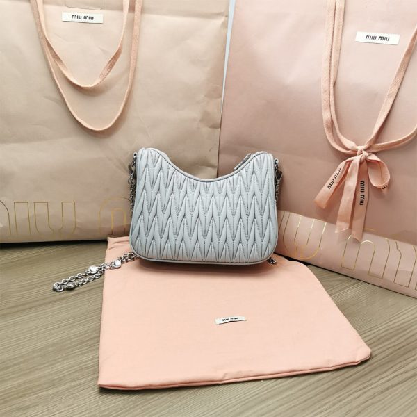 Matelasse nappa leather shoulder bag - Image 4