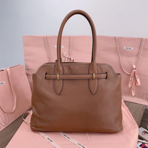 MIUMIU Medium Aventure nappa leather bag(HIGH-END Grade) - Image 4