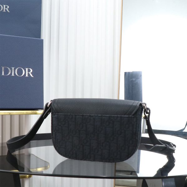 Dior Mini Saddle Messenger Bag with Flap - Image 4