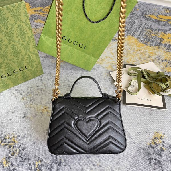 GG Marmont mini top handle bag - Image 4